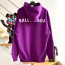 [계단집] 발렌시아가 흰로고 후드티 퍼플 balenciaga
