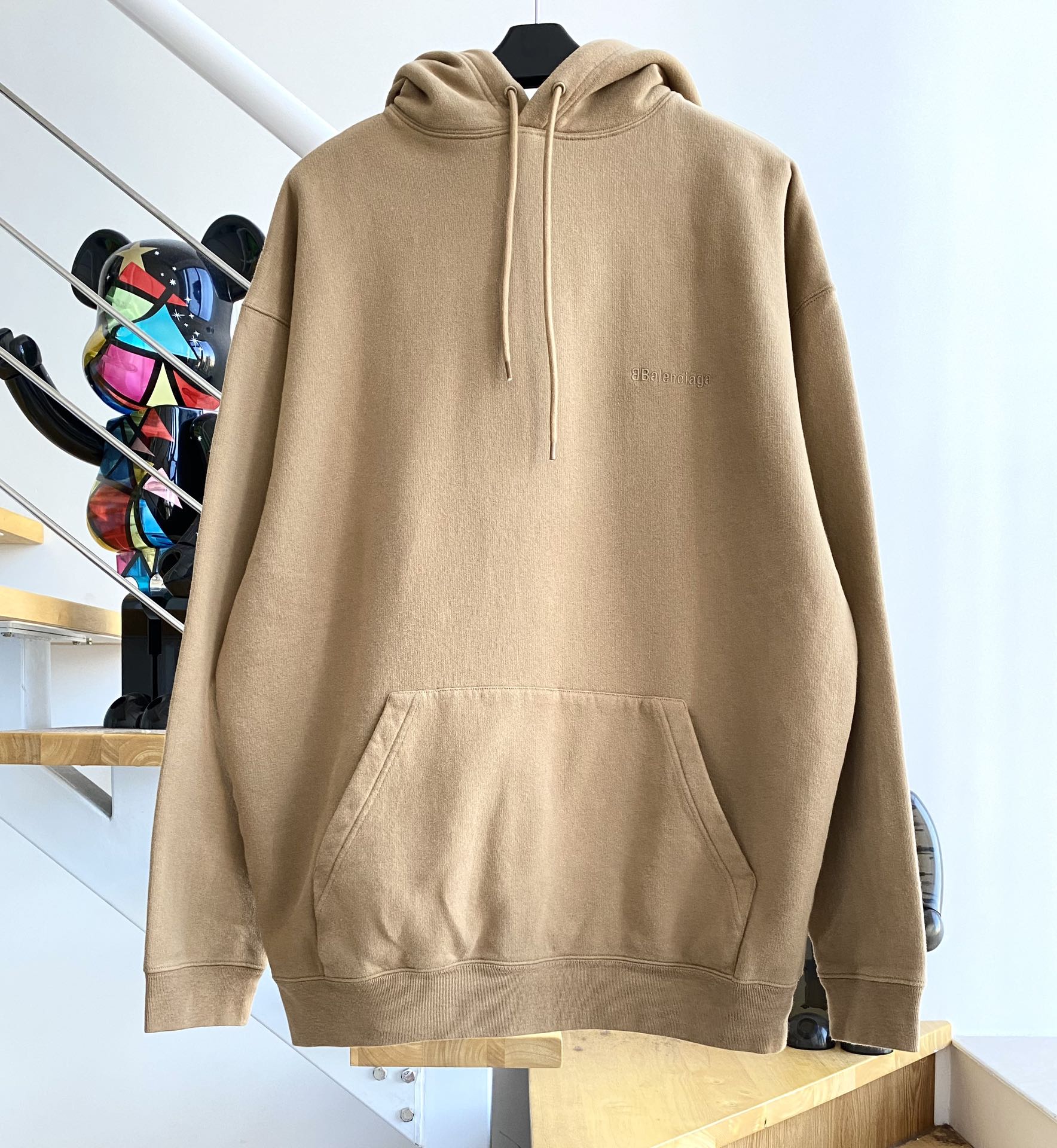 [계단집] 발렌시아가 21SS 스몰 BB 자수로고 후드티 balenciaga