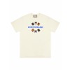 B7 구찌 국기 로고 반팔 티 아이보리 Gucci