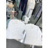 TJ공장 톰브라운 주름 셔츠 원피스 화이트 Thombrowne