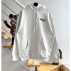 [계단집] 발렌시아가 웨이브 자수 모노그램 후드티 라이트 베이지 balenciaga