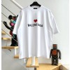 [계단집] 발렌시아가 하트&모노그램 티셔츠 화이트 balenciaga