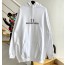 [계단집] 발렌시아가 21FW 모자이크 모노그램 BB 후드티 화이트 balenciaga