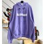 [계단집] 발렌시아가 흰색 모노그램 대미지 후드티 라이트 퍼플 balenciaga