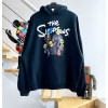 [계단집] 발렌시아가 심슨 가족 패턴 후드티 블랙 balenciaga