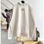 [계단집] 발렌시아가 앞 8 모노그램 자수 후드티 라이트 베이지 balenciaga