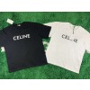 [잔디집2] 셀린느 앞 모노그램 반팔티 2컬러 Celine