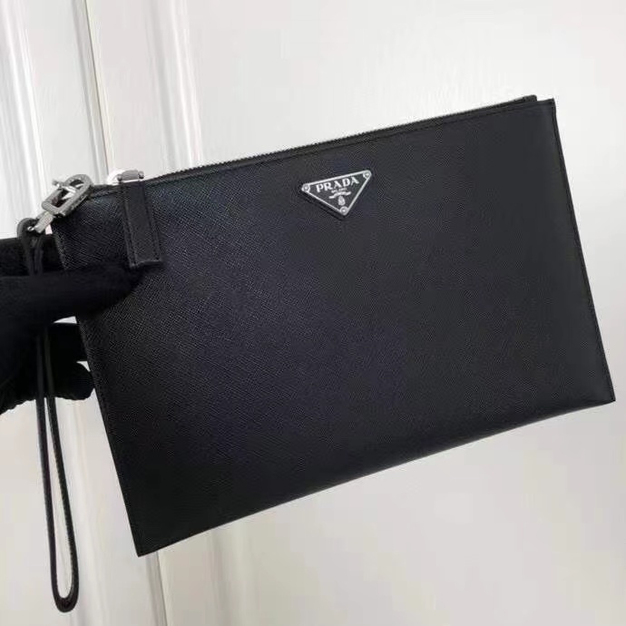 제2 프라다 사피아노 가죽 파우치 2NG005 28*18cm 