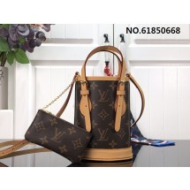 [88factory] 루이비통 나노 버킷백 브라운 M81489 13*17*9cm
