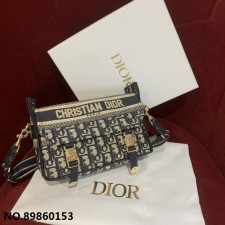 OC 디올 캠프백 블루 디올 오블리크 자카드 23*15*8cm 2컬러 