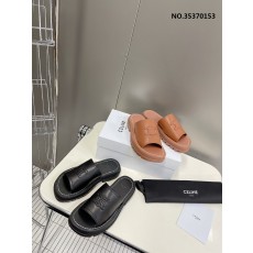 [AN3] 셀린느 로고 가죽 샌들...