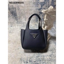 black frame 공장 프라다 가죽 미니 핸드백 1BA349 블랙 15.5*10*18cm 
