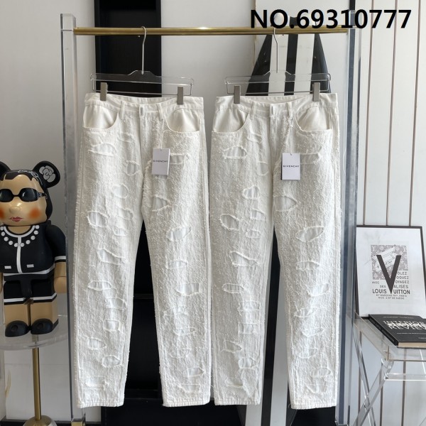 V공장 지방시 빈티티 대미지 청바...