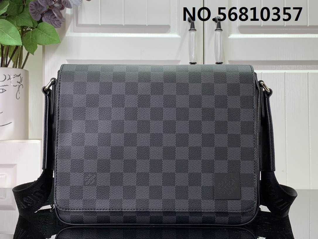 [88factory] 루이비통 블랙 다미에 메신저백 26*20*7cm N42710 LOUIS VUITTON