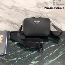 black frame 공장 프라다 사피아노 가죽 브리크 백 18*12*5.5cm 2VH070 