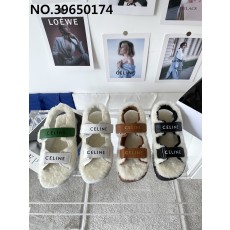 [327] 셀린느 털 찍찍이 샌들...