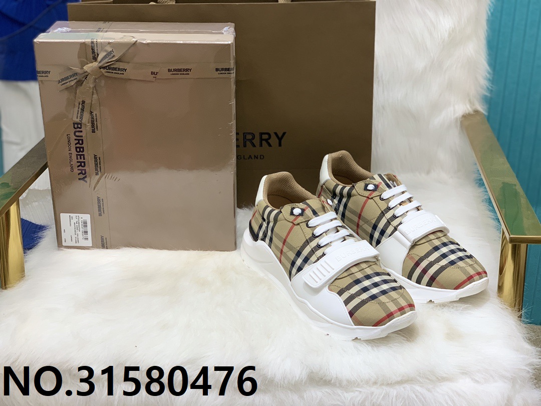 [152] 버버리 빈티지 체크 찍찍이 스니커즈 burberry