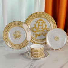 AGG 에르메스 본차이나 모자이크 말  4종 세트 Hermes