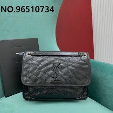 Pomegrante 생로랑 빈티지 가죽 소재 NIKI 미디엄 498894 28*14*20cm