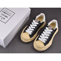 미하라 야스히로 블랙 가죽 스니커즈 NO.787 miharayasuhiro