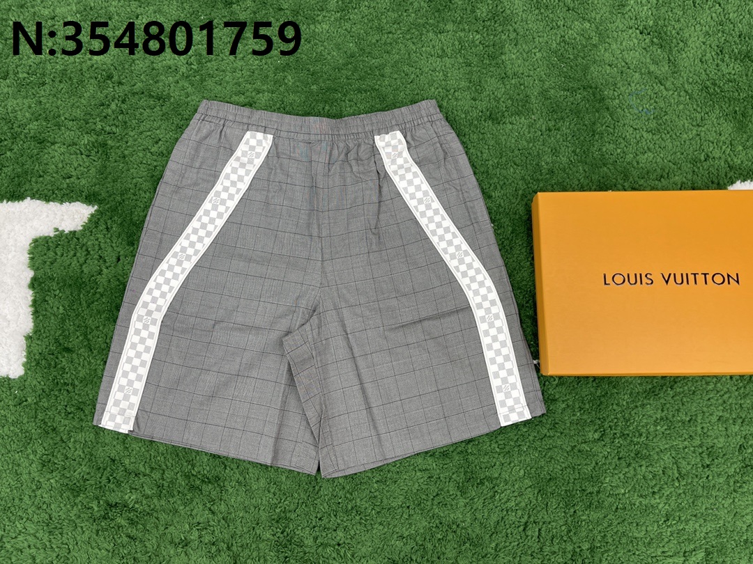 [잔디집1] 루이비통 체크 이음 반바지 그레이 LOUIS VUITTON
