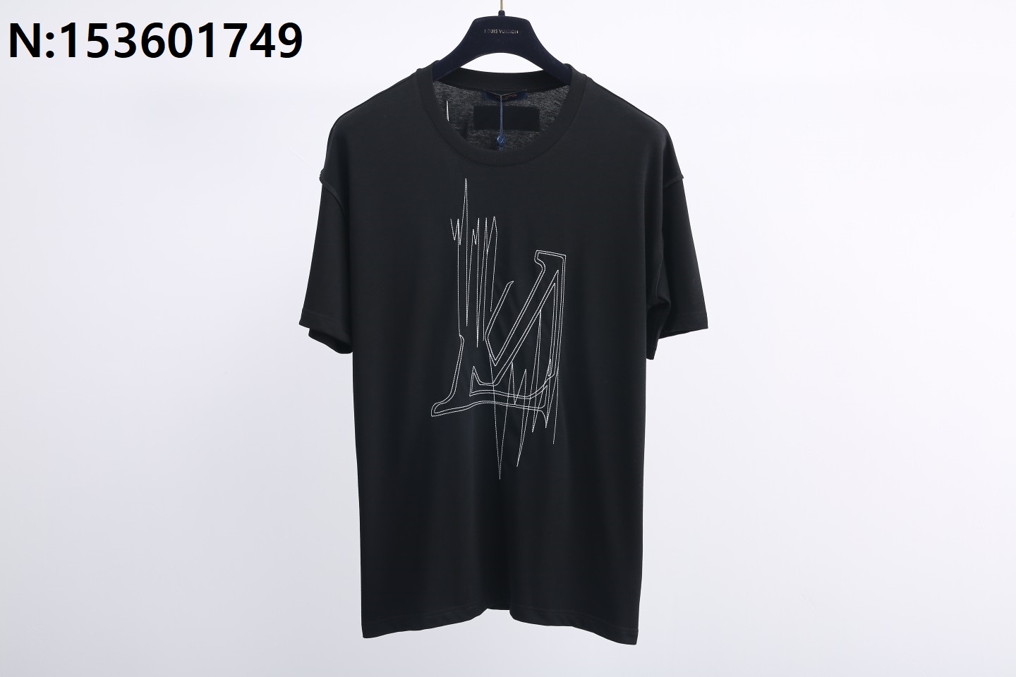 GTR공장 루이비통 LV 프라워 자수 반팔티 블랙 LOUIS VUITTON