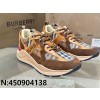 [152] 버버리 모노그램 스웨이드 이음 스니커즈 브라운 burberry