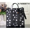 [88factory] 루이비통 x 야요이 쿠사마 삭 플라 블랙 실버 36.5*38*9cm M46404 