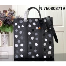 [88factory] 루이비통 x 야요이 쿠사마 삭 플라 블랙 실버 36.5*38*9cm M46404 
