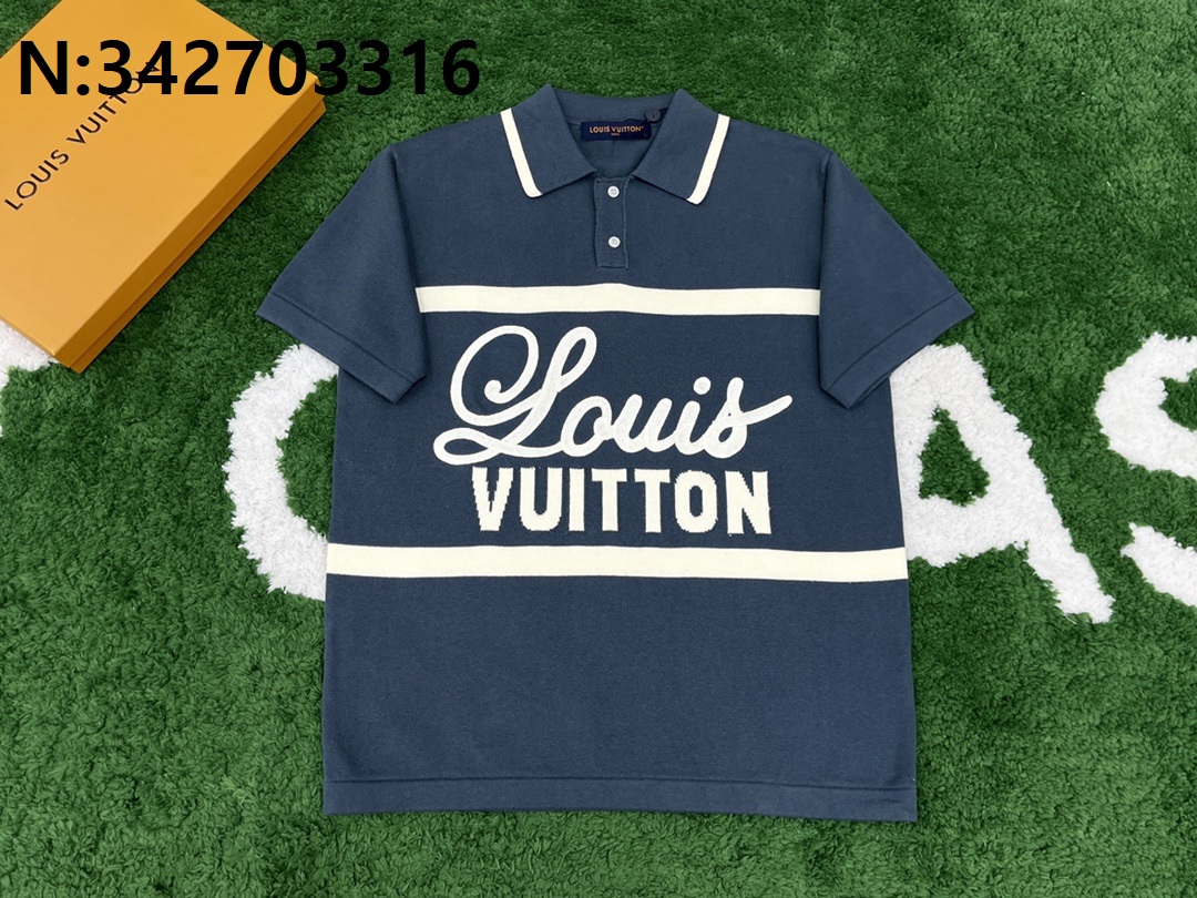 [잔디집1] 루이비통 빈티지 흰색 선 모노그램 폴로 LOUIS VUITTON