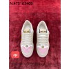 [WZ1] 구찌 스크니너 핑크 GG로고 자수 더티 스니커즈 (한 치수 더 크다) Gucci