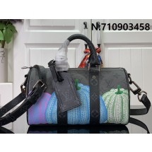 [88factory] 루이비통 x 야요이 쿠사마 키폴 25 펌킨 프린트 모노그램 이클립스 M46437 21*12*9cm 