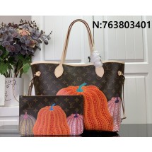 [88factory] 루이비통 x 야요이 쿠사마 네버풀 MM 모노그램 M46468 31*28*14cm 