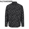 [잔디집2] 발렌시아가 올 오버 다양 모노그램 긴팔 셔츠 블랙 balenciaga