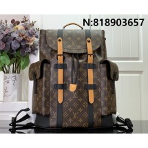 [88factory] 루이비통 크리스토퍼 MM 백팩 모노그램 마카사르 캔버스 M43735  M41379 38*44*21cm 옐로우