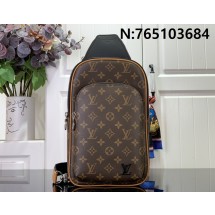 [88factory] 루이비통 에비뉴 슬링백 NM 모노그램 마카사르 M46327 20*31*7cm 