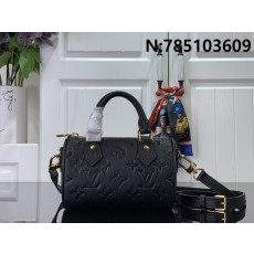 [88factory] 루이비통 나노 스피디 모노그램 앙프렝뜨 레더 블랙 M81625 M82450 16*10*7.5cm 