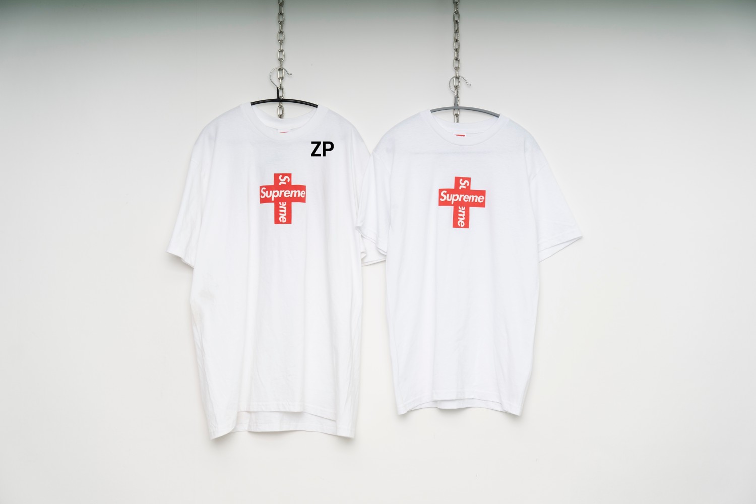 [사슬공장] SS23 나이키x슈프림 크로스 박스 로고 티셔츠 nike