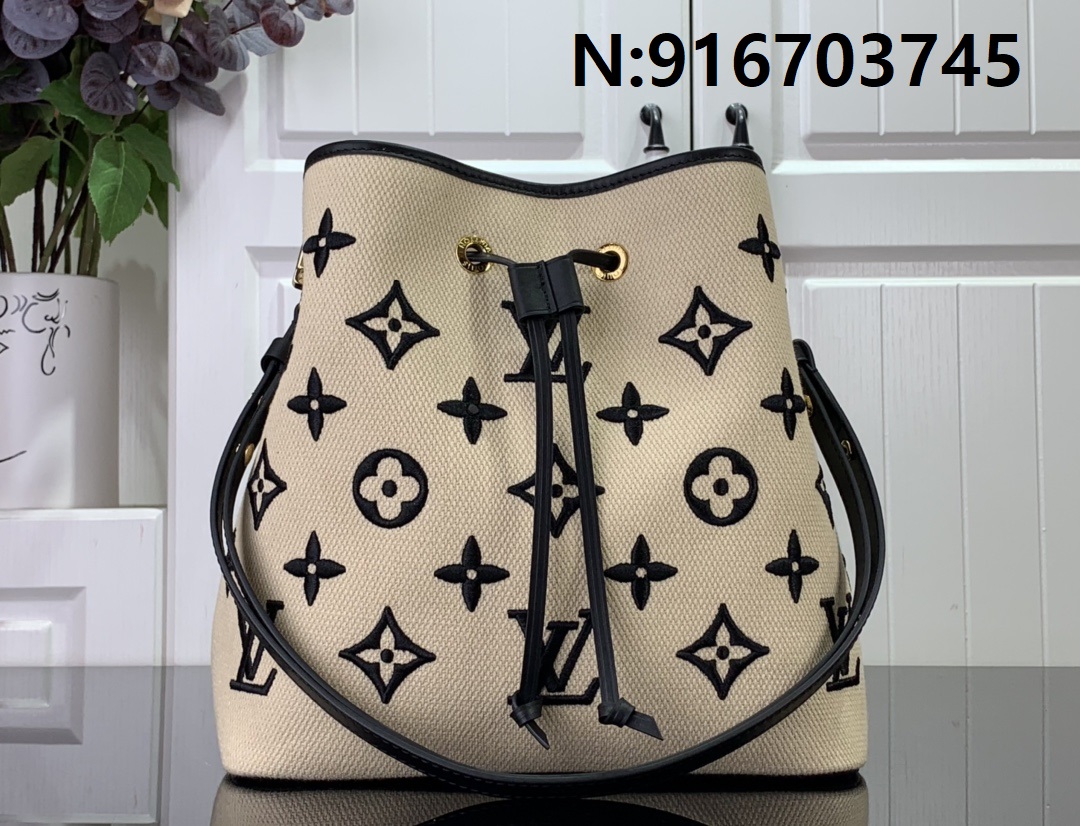 [88factory] 루이비통 네오노에 MM 모노그램 베이지 블랙 26*26*17.5cm M23080 