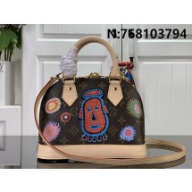 [88factory] 루이비통 x 야요이 쿠사마 알마 BB 모노그램 M46428 23.5*17.5*11.5cm 