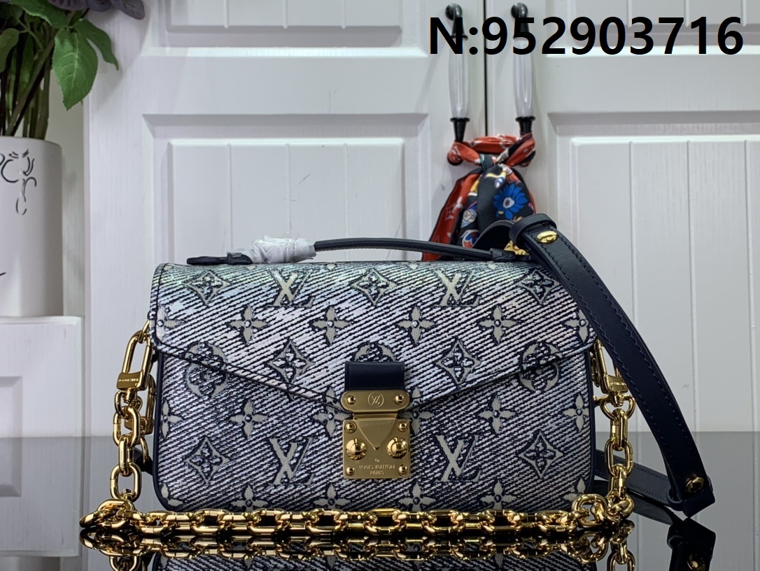 [88factory] 루이비통 포쉐트 메티스 이스트 웨스트 모노그램 블루 M22834 21.5*13.5*6cm 