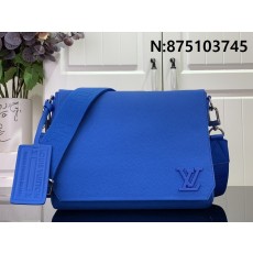 [88factory] 루이비통 에어로그램 메신저백 블루 30.5*24*10cm M57080 
