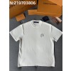 TJ공장 루이비통 그레이 모노그램 옷핀 니트 반팔티 아이보리 LOUIS VUITTON