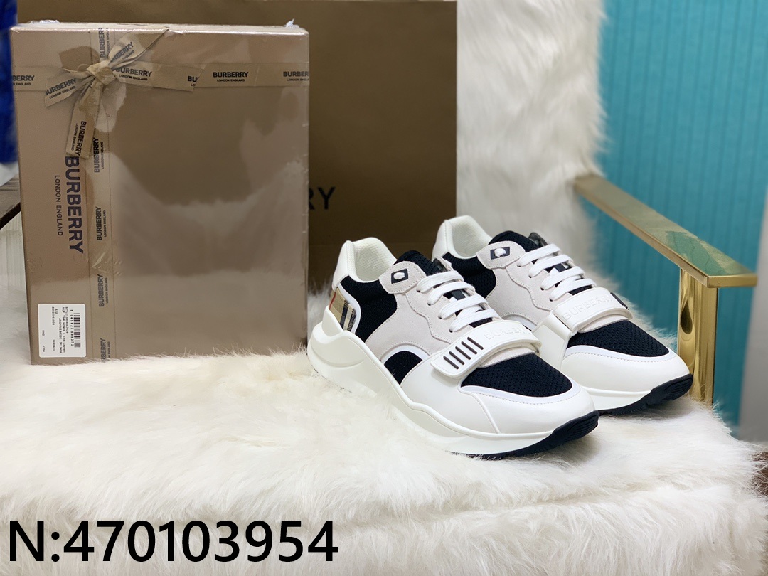 [152] 버버리 커플 메시 이음 찍찍이 스니커즈 burberry
