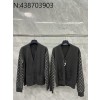 TJ공장 루이비통 소매 로고 자카드 가디건 그레이 LOUIS VUITTON