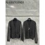 TJ공장 루이비통 소매 로고 자카드 가디건 그레이 LOUIS VUITTON