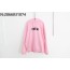 [사슬공장] 발렌시아가 CREW로고 후드티 핑크 balenciaga