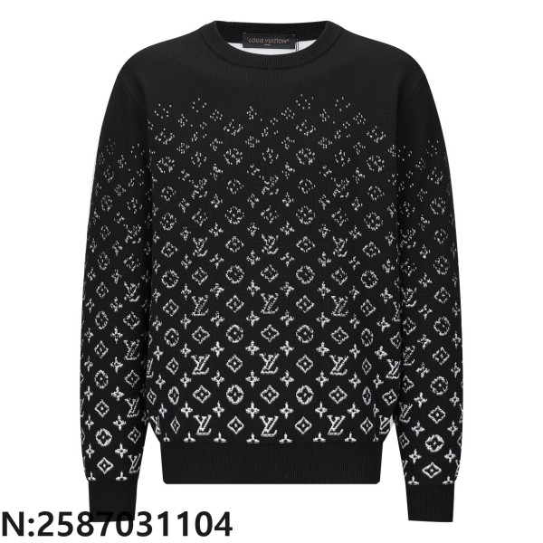 [잔디집2] 루이비통 그라데이션 모노그램 니트 블랙 LOUIS VUITTON