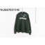 [사슬공장] 발렌시아가 흰색 모노그램 대미지 후드티 다크 그린 balenciaga
