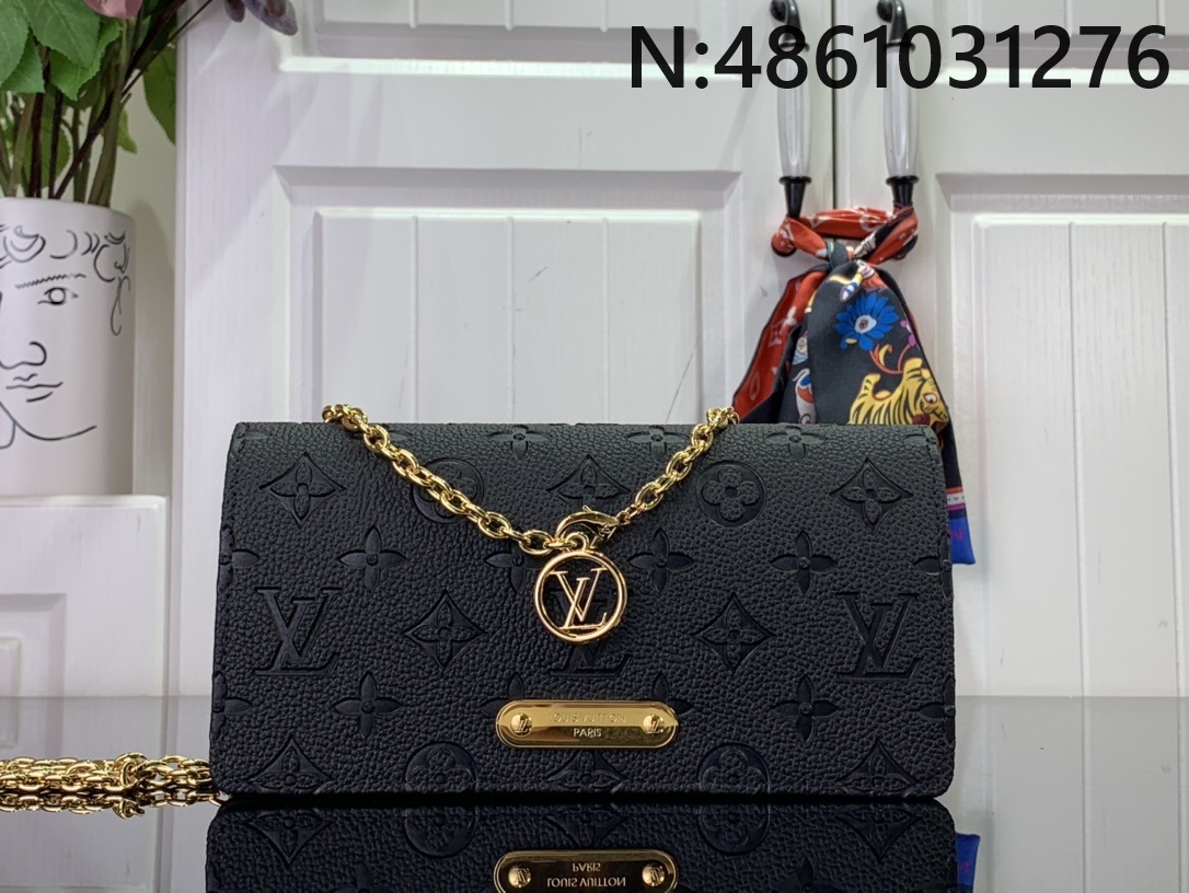 [88factory] 루이비통 월릿 온 체인 릴리 블랙 M82509 20.5*10*3.5cm